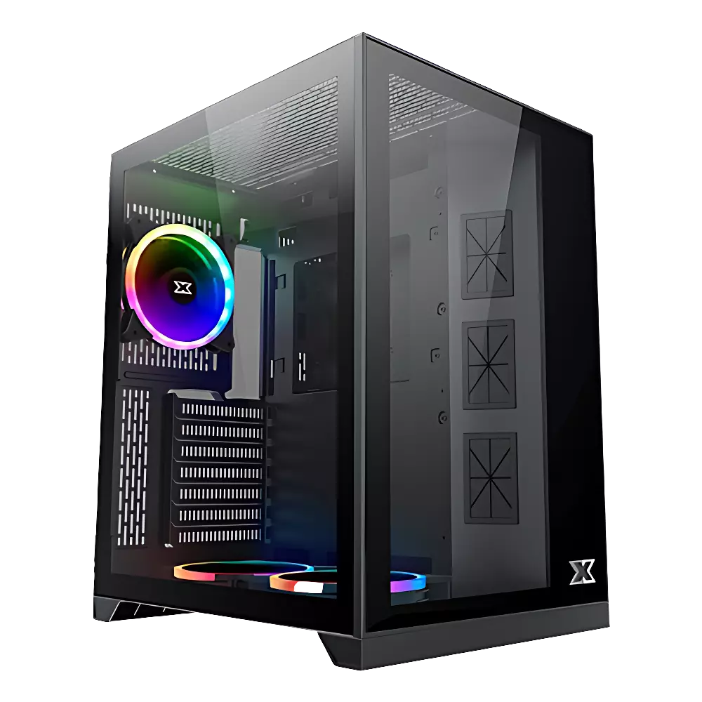 Xigmatek Aquarius Plus ATX Case - Black (7-Fans) - PC Kuwait