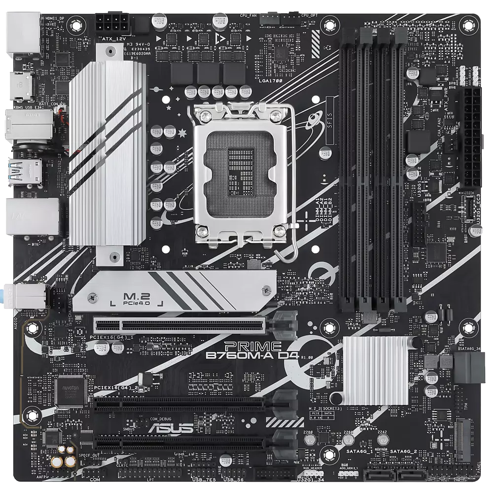 Prime B760M-A D4 in Kuwait | Buy Intel LGA 1700 mATX Motherboard