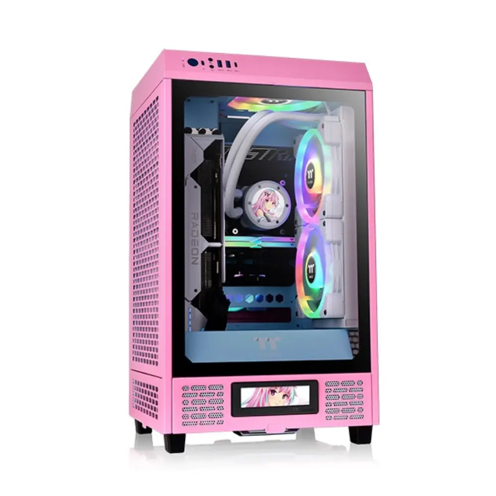 Thermaltake The Tower in Kuwait | 200 Bubble Pink Mini Chassis